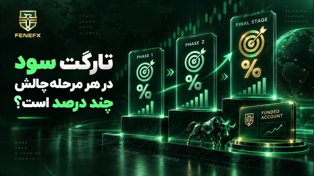 تارگت سود در هر مرحله چالش چند درصد است