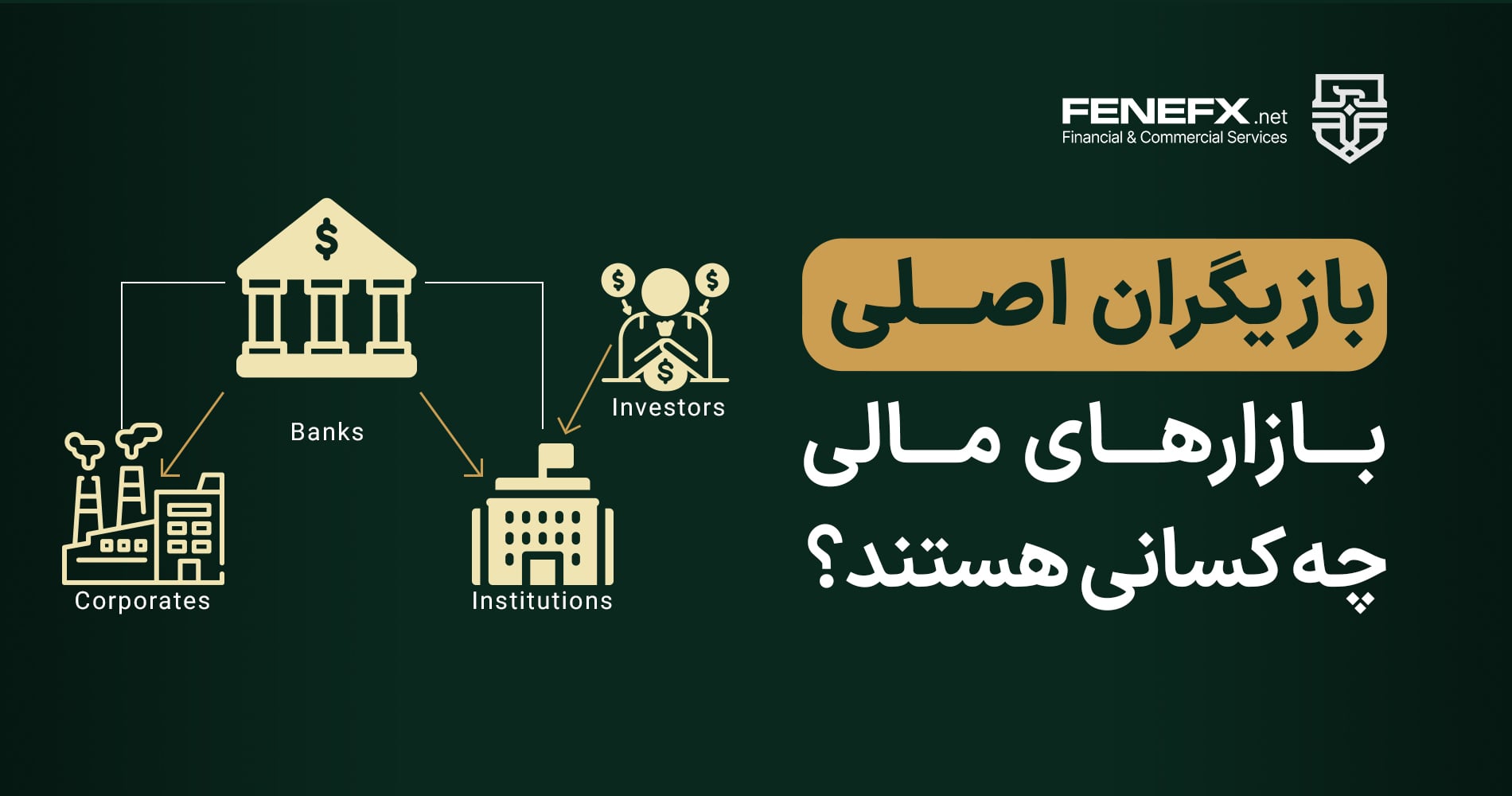 بازیگران اصلی بازارهای مالی چه کسانی هستند؟